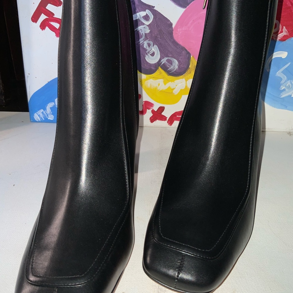 J. Crew Black Heeled Boots